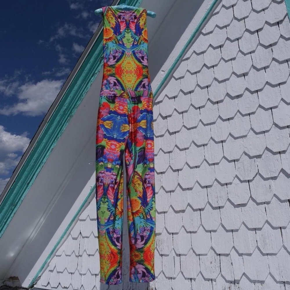 Archival Roberto Cavalli Psychedelic Kaleidoscope Jumpsuit - Picture 5 of 11